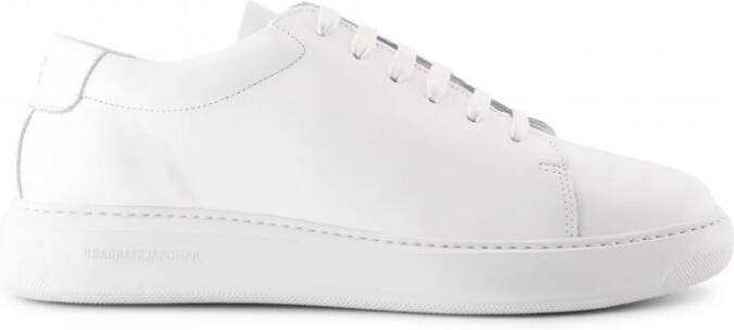 National Standard Handgemaakte Witte Monochrome Sneakers White