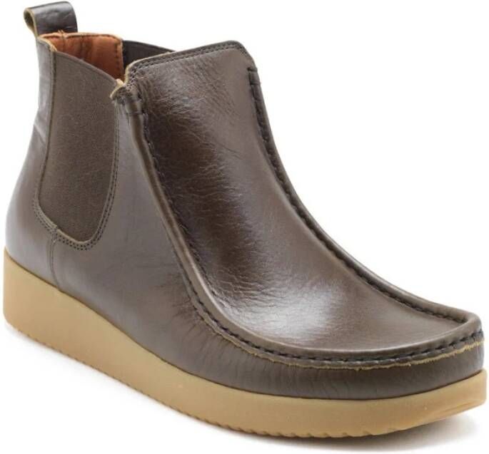 Nature Footwear Chelsea Boots Green Dames
