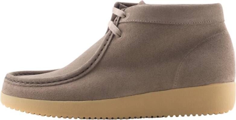 Nature Footwear Ellen Suède Veterschoen Gray Dames