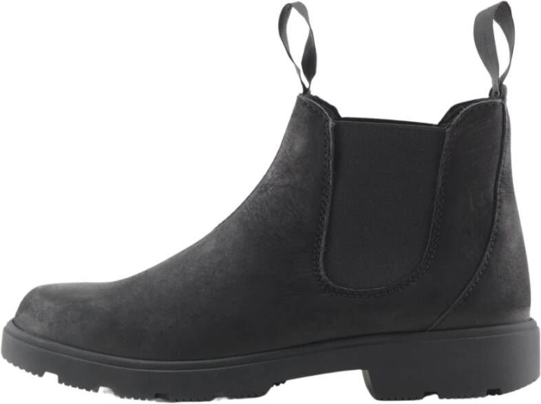 Nature Footwear Klassieke Chelsea Boot in zwart nubuck Black Heren