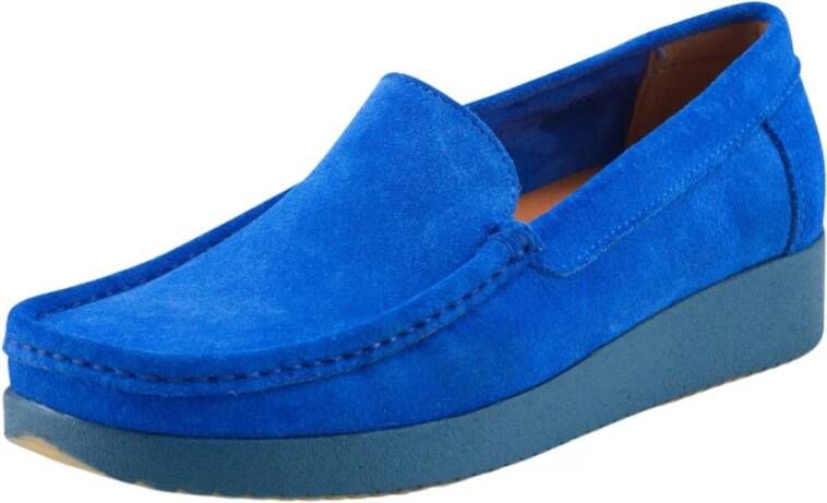 Nature Footwear Loafers Blue Dames