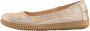 Nature Footwear Marie Ballerina Metallic Suede Multicolor Dames - Thumbnail 1