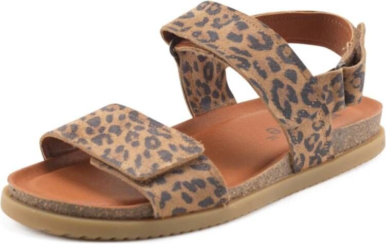 Nature Footwear Mathilde Sandaal Suède Print