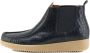 Nature Footwear Zwarte Croco Ester Chelsea Laars - Thumbnail 1