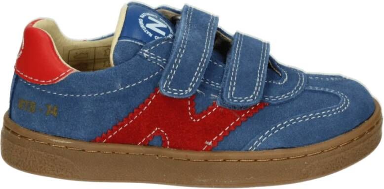 Naturino Blauw Suède Jongensschoenen Jenix