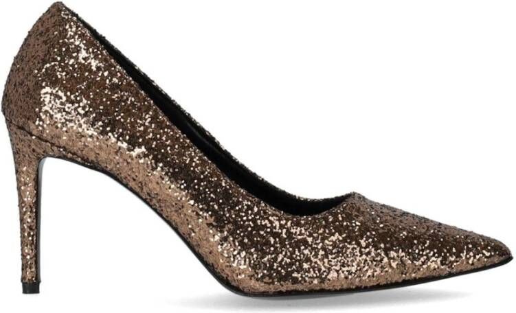 Ncub Pumps & high heels BIT BRONZE GLITZER PUMPS in koper