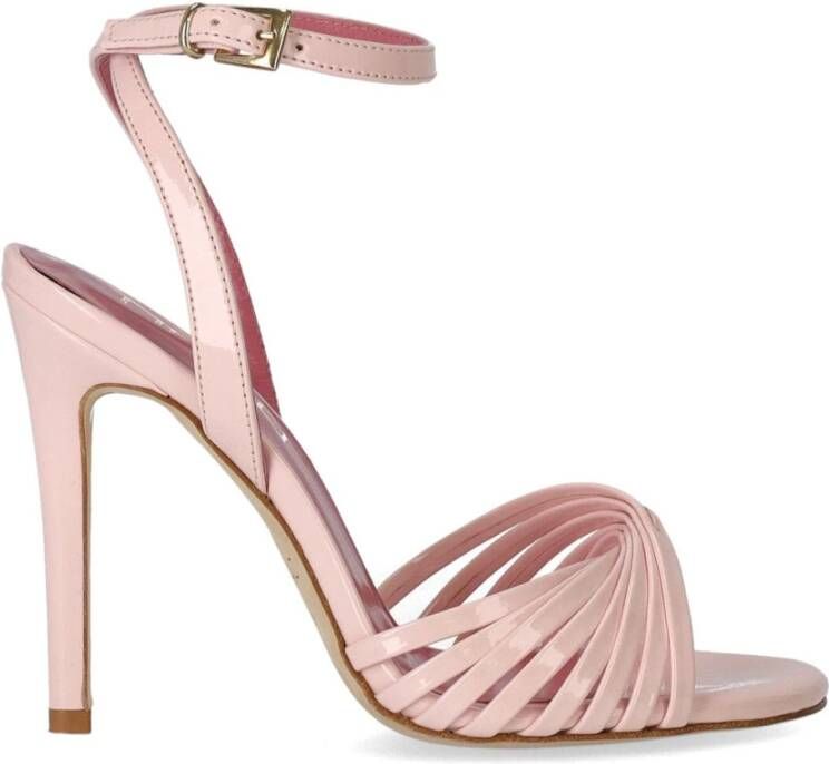 Ncub Sandalen VENTAGLIO ROSA SANDALE MIT ABSATZ in poeder roze