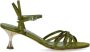 Ncub Sandalen Mamy Green Heeled Sandal in groen - Thumbnail 1