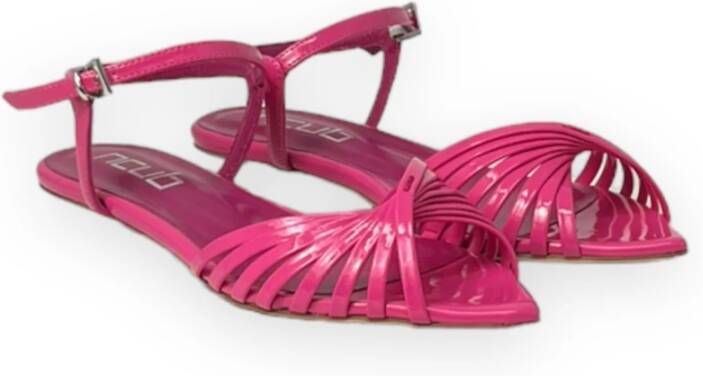 Ncub Hoge Hak Sandalen Pink Dames