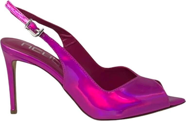 Ncub Hoge Hak Sandalen Pink Dames