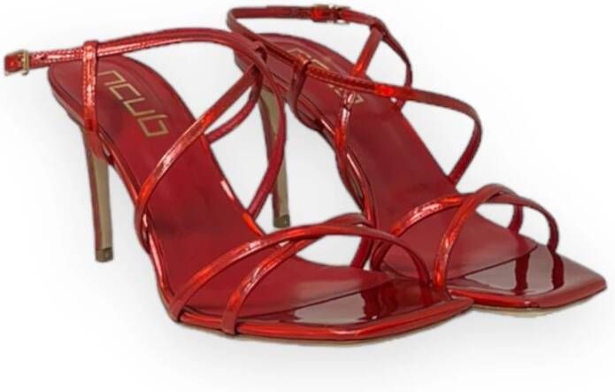 Ncub Hoge Sandalen Red Dames