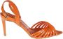 Ncub Oranje Patent Leren Sandalen - Thumbnail 1