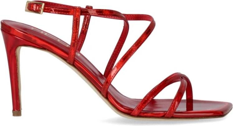 Ncub Sandalen PREWI ROTE SANDALE MIT ABSATZ in rood