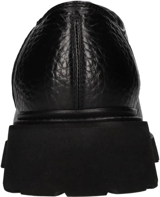 Doucal's Heren tumbled lederen veterschoen | zwart Black - Foto 3