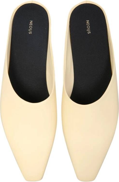 Neous Platte sandalen Yellow Dames