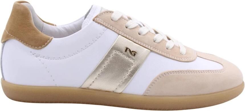NeroGiardini Sneakers Sierra Cile Bianco Etoile Miele Sierra Sigaro Tr G Fashion Wear Vrouwen
