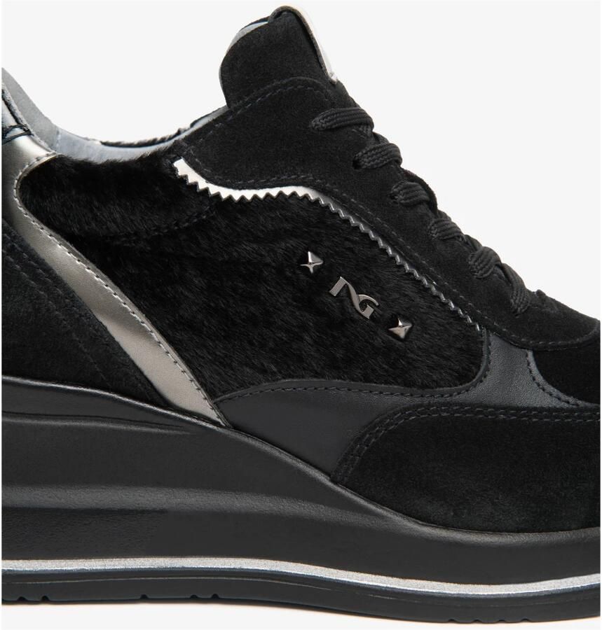 NeroGiardini Sneakers Arold Velo Guanto T.Patty T.Brill Antracite P - Foto 6