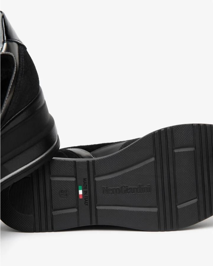 NeroGiardini Sneakers Arold Velo Guanto T.Patty T.Brill Antracite P - Foto 7