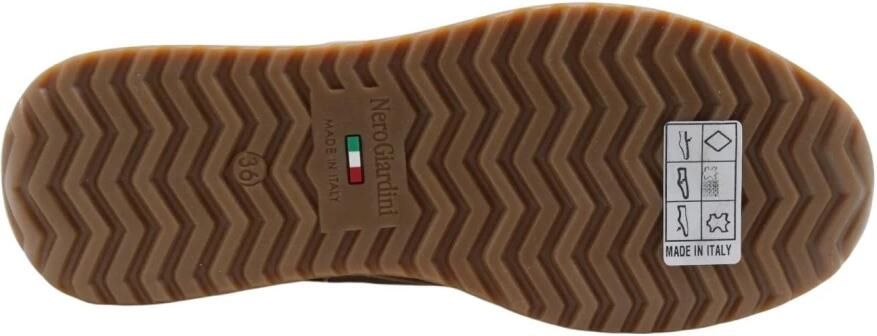 Nerogiardini Sneakers van suède technisch materiaal en leer - Foto 13