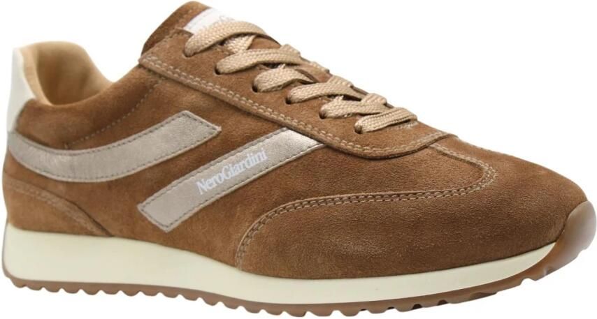 Nerogiardini Sneakers van suède technisch materiaal en leer - Foto 10