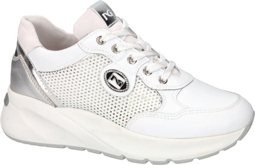 NeroGiardini Sneaker Skipper T.Nora 17 T.Brill Argento Etoile Argen Fashion Wear Vrouwen - Foto 6
