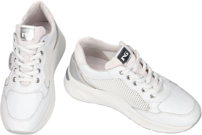 NeroGiardini Sneaker Skipper T.Nora 17 T.Brill Argento Etoile Argen Fashion Wear Vrouwen - Foto 7