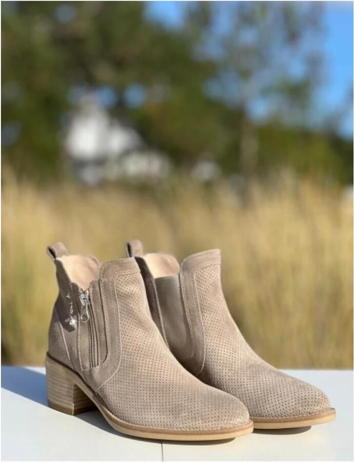 Nerogiardini Topo Suède Dames Western Boot - Foto 3