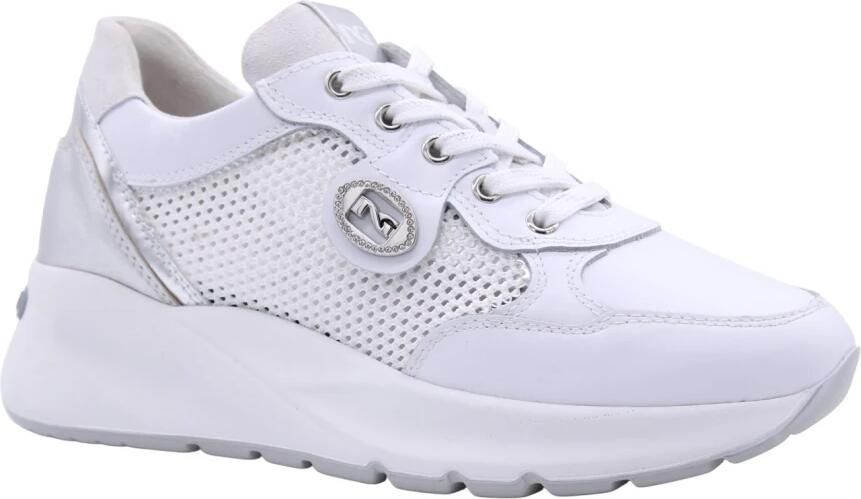 NeroGiardini Sneaker Skipper T.Nora 17 T.Brill Argento Etoile Argen Fashion Wear Vrouwen - Foto 9