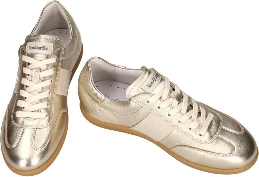 Nerogiardini Gouden Sneakers met Italiaans vakmanschap - Foto 3