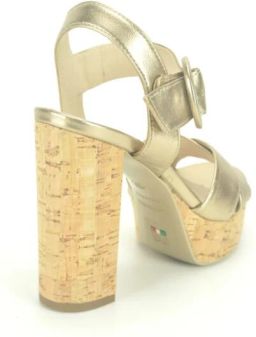 Nerogiardini Sandalen met hoge hakken Yellow Dames