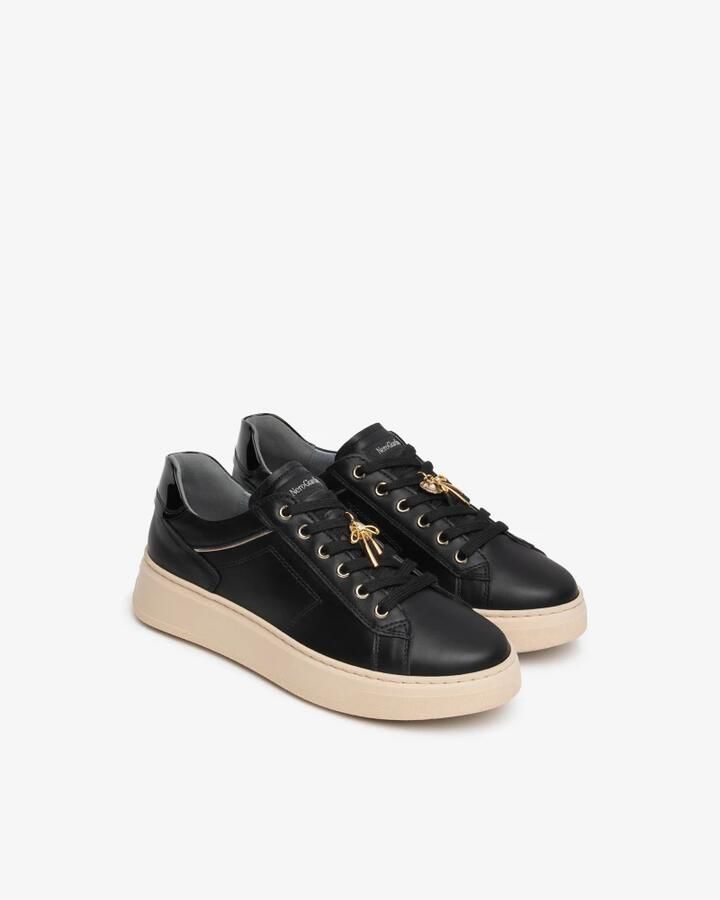 NeroGiardini Sneaker Guanto Vernice T.Brill Platino 6074 Tr Gonzaga 800 Fashion Wear Vrouwen - Foto 5