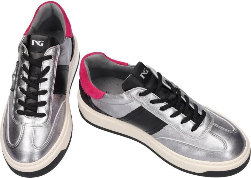 Nero Giardini -Dames zilver sneakers - Foto 3