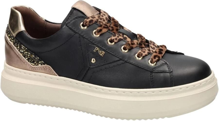 NeroGiardini Sneaker Black Glove Lunar Col.Peat T.Glitter Gr.Top Sab Fashion Wear Vrouwen - Foto 2