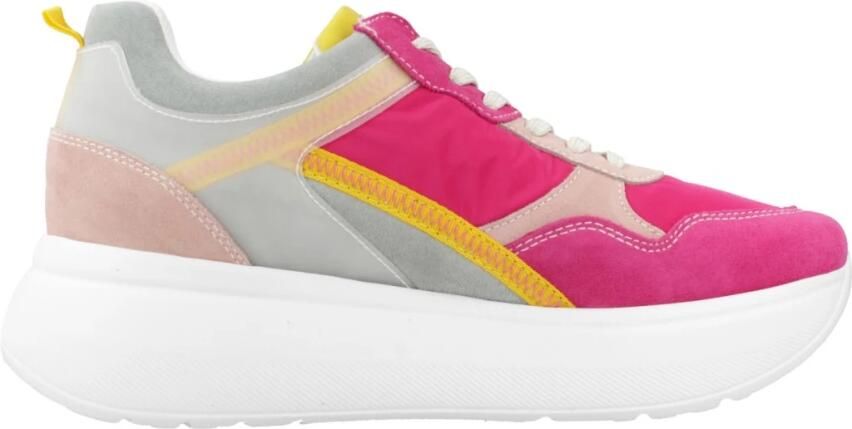 NeroGiardini Sneakers NERO GIARDINI 609 VELOUR FUXIA
