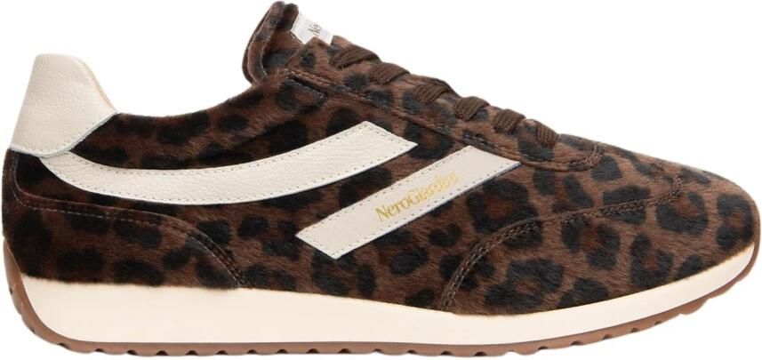 NeroGiardini Sneaker T.Bert Dis.625 Koffie Dollarino Beige Tr Este 9790 Fashion Wear Vrouwen