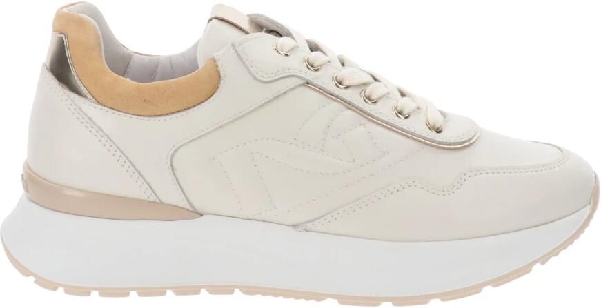 Nero Giardini 512884 Sneakers Leren Sneaker Dames Beige