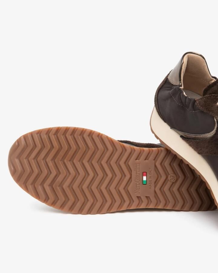 Nerogiardini Leren sneakers met veters - Foto 4