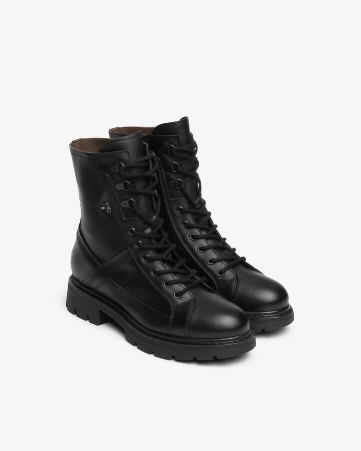 Nero Giardini I618090D Hoge sneakers Veterboots Dames veterschoenen Dames sneakersHalf-hoge schoenen Zwart - Foto 3
