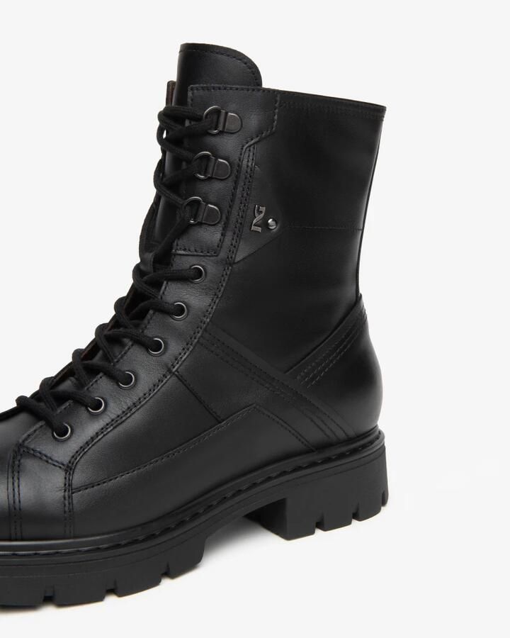 Nero Giardini I618090D Hoge sneakers Veterboots Dames veterschoenen Dames sneakersHalf-hoge schoenen Zwart - Foto 6