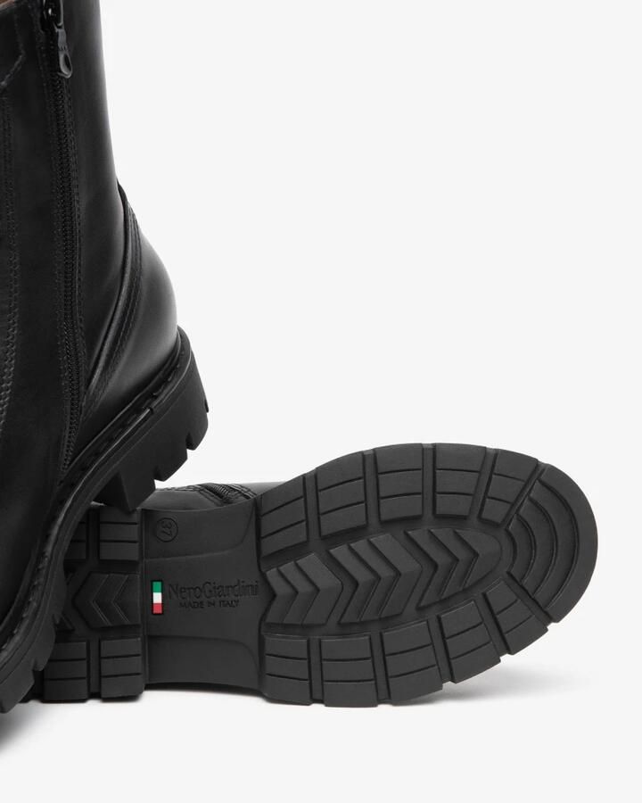 Nero Giardini I618090D Hoge sneakers Veterboots Dames veterschoenen Dames sneakersHalf-hoge schoenen Zwart - Foto 10