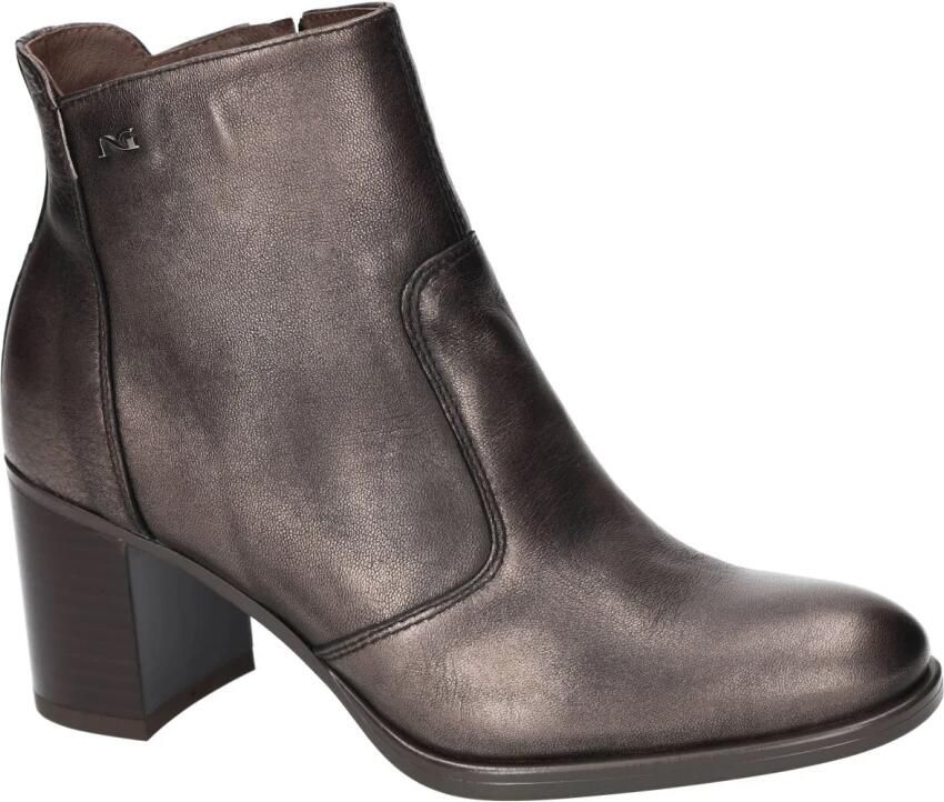 Nerogiardini Dames Enkellaarzen Zwart Stijlvol Model Brown