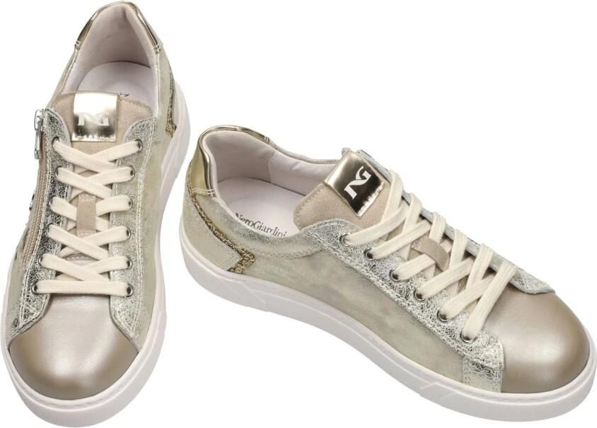 NeroGiardini Paradise Perl.Savana Luxury Champagne Monet Color Sneakers Fashion Wear Vrouwen - Foto 3