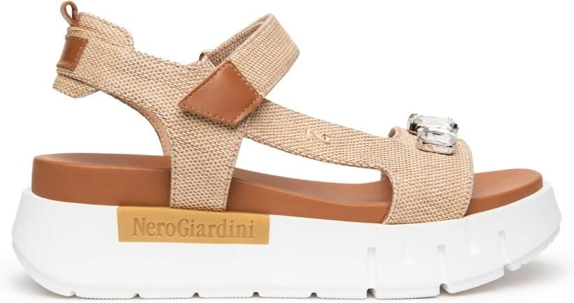 NeroGiardini Sandalen T.Paglia Fresh 01 S Armenia Cognac Tr Venezia 8066 Fashion Wear Vrouwen - Foto 2