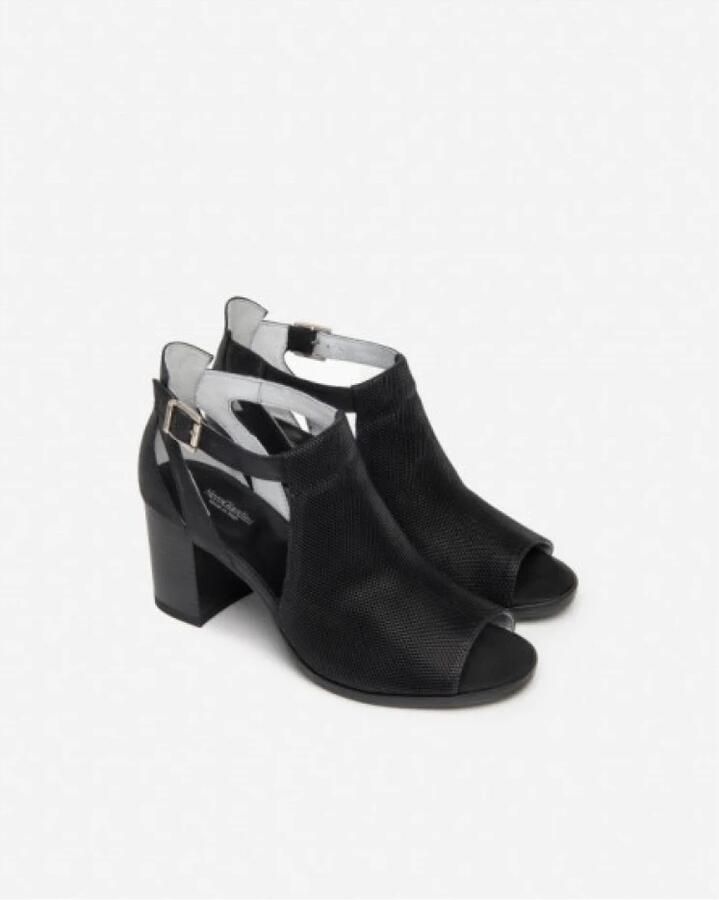 Nerogiardini Open Leren Booties met Hak