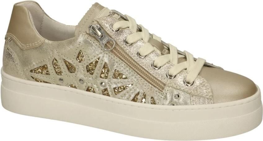 Nerogiardini Damesneakers Stijlvol en comfortabel Beige Dames