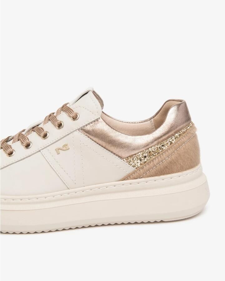 NeroGiardini Sneaker Velvet 1039 T.Patty Kameel T.Glitter Gr.Top Pla Lun Fashion Wear Vrouwen - Foto 5