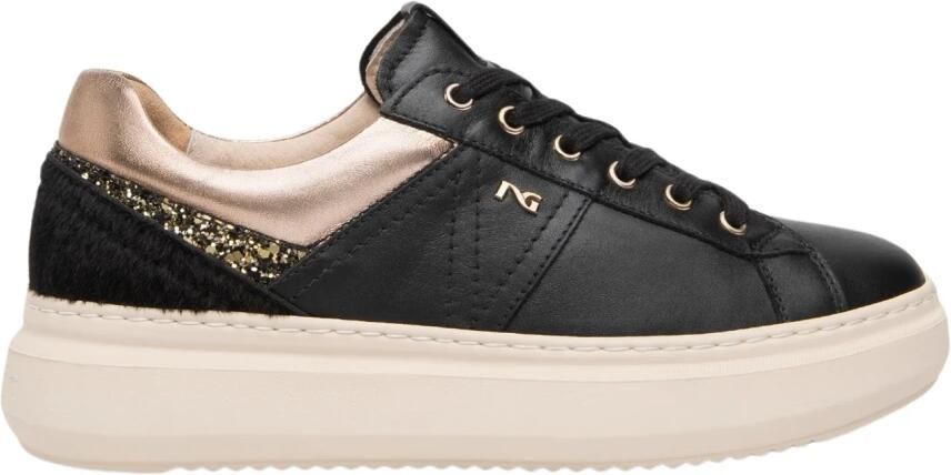 NeroGiardini Sneaker Handschoen T.Patty T.Glitter Gr.Top Sab Lunare Tortora Fashion Wear Vrouwen - Foto 4
