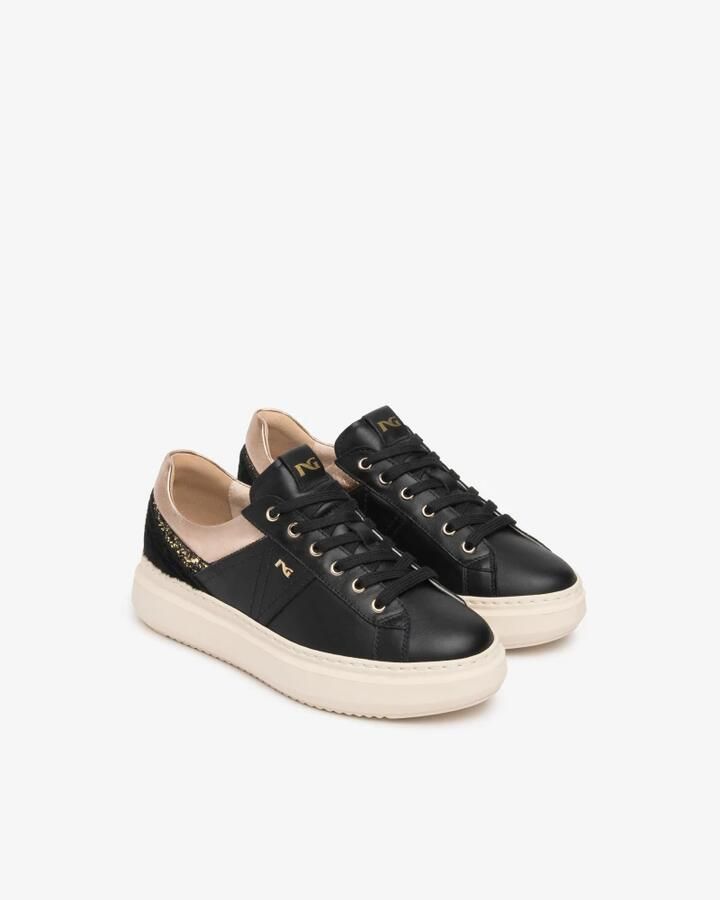 NeroGiardini Sneaker Handschoen T.Patty T.Glitter Gr.Top Sab Lunare Tortora Fashion Wear Vrouwen - Foto 7