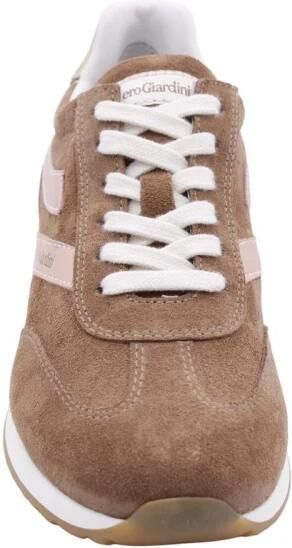 NeroGiardini Sneaker Velour Nappa Pandora Rosa Etoile Miele T.Glitter G Fashion Wear Vrouwen - Foto 3