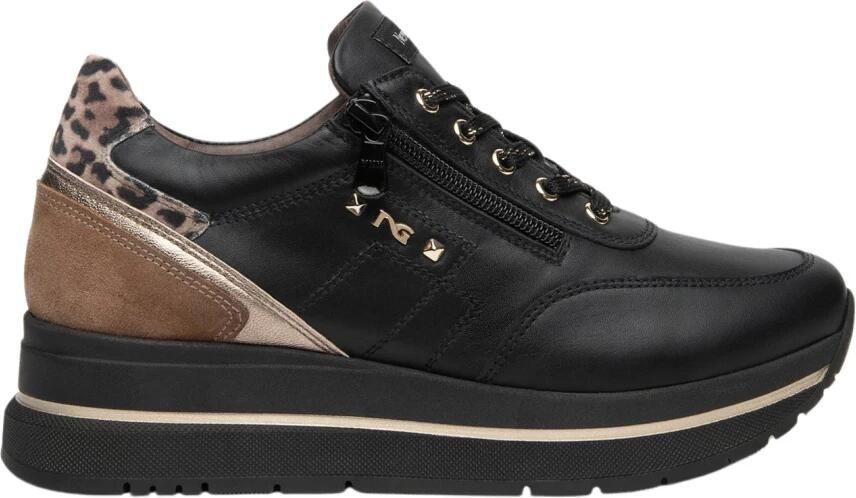 Nero Giardini NeroGiardini I610736D-100 Guanto Nero Zwarte dames sneaker - Foto 3